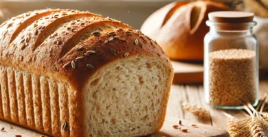Pan de molde integral casero